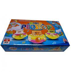 Peg Top Cartoon Shape LED Light (Multicolor)(Pack of 1)