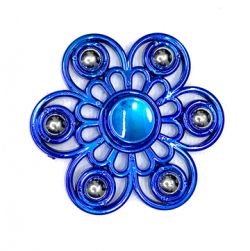 Metal Spinner Toy for kids with ball bearing (Blue)