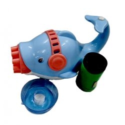 Dolphin Bubble Machine Gun Toys (Blue)