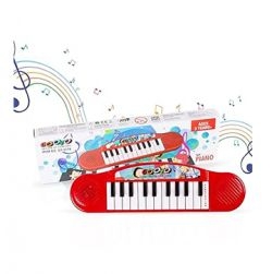 Piano Portable Keyboard Musical (Orange)