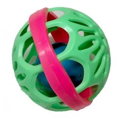 Baby Ball Rattle Toys - Handbells Shake Grab & Rattle Rolling Ball Rattle(Green)