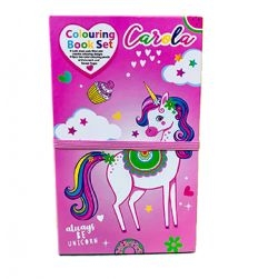 Unicorn Colouring & Scratch Reveal Book for Kids (Pink)