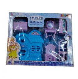 ToyBoy Frozen Mini Dollhouse Playset, Princess Dream House Play Set