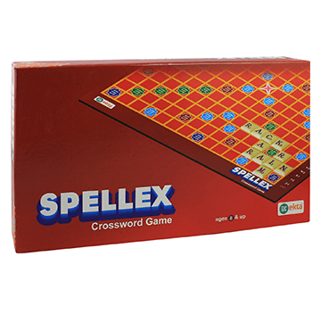 Ekta Spellex Crossword Game Word Games | Board Game for Kids & Family | Strategy Fun Indoor Game | Board Games