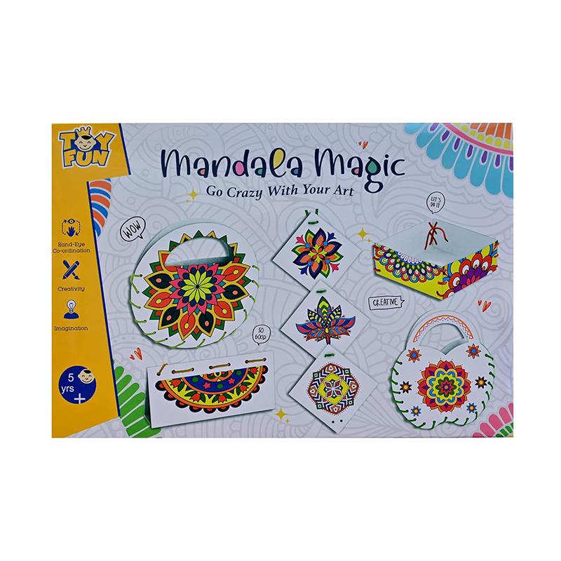Toy fun Mandala Magic Art Kit | Art & Craft Kit for Kids | DIY Creative Activity Set | Art & Craft