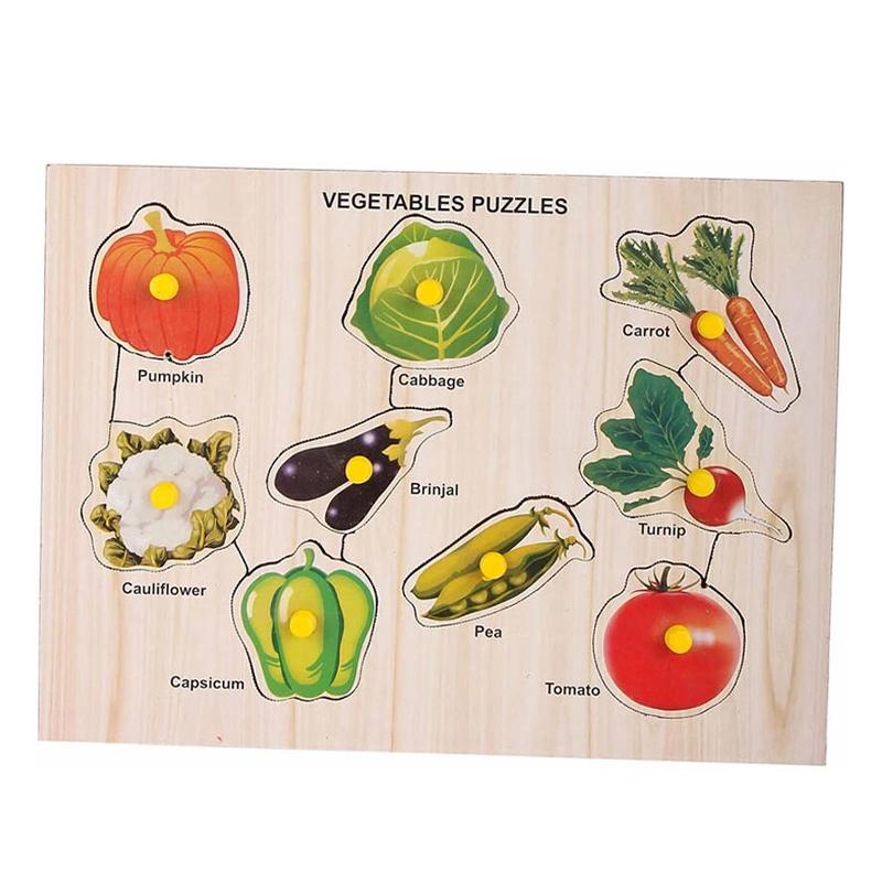 Vegetable Wooden Puzzles | Puzzle for Kids | Brain Development Jigsaw Puzzle | Puzzles