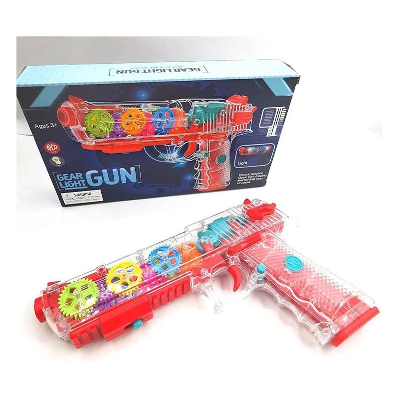 Concept Gun Musical Blaster with Moving Gears Concept Gun Toys with Colourful Flashing 3D Lights