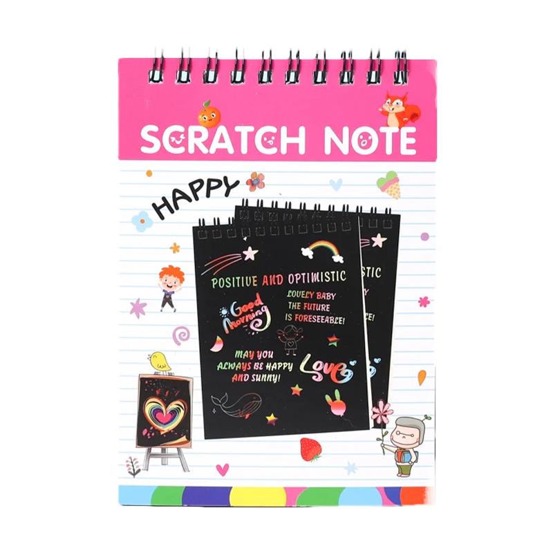 Scratch Paper Art Book Creative Drawing Notepad Educational Toy for Kids(Big) | Art & Craft Kit for Kids | DIY Creative Activity Set | Art & Craft
