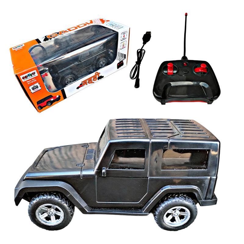 GOOYO Remote control Gaddi musical car ( Black )