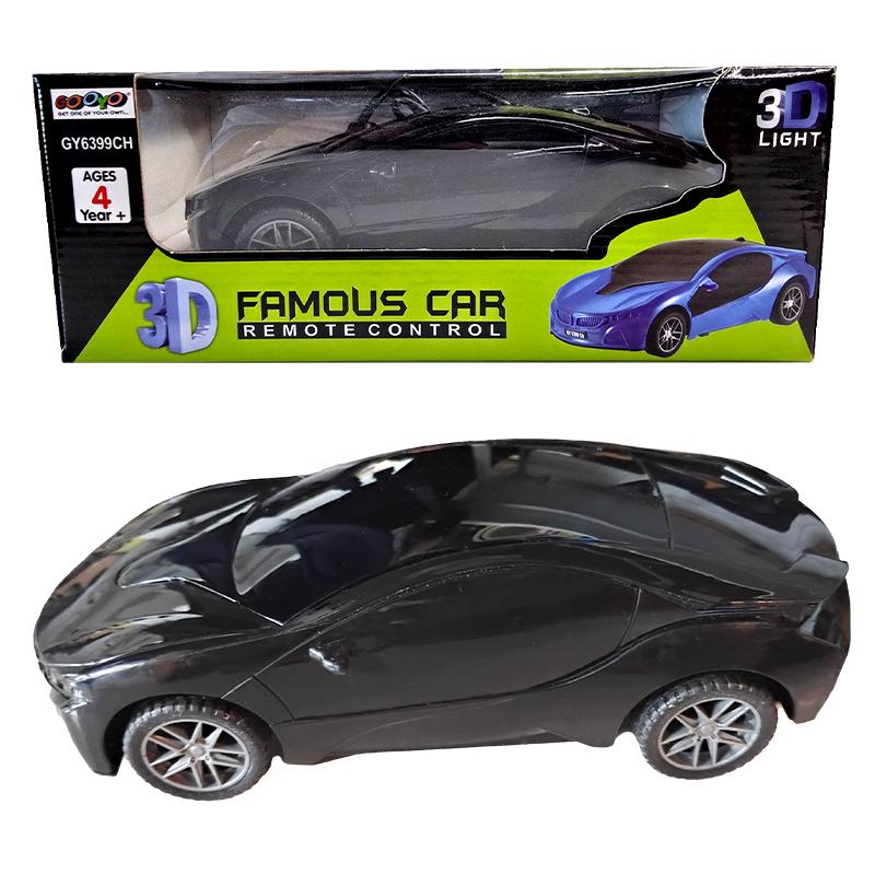 3D Famous Car Remote Control Black (Gooyo)