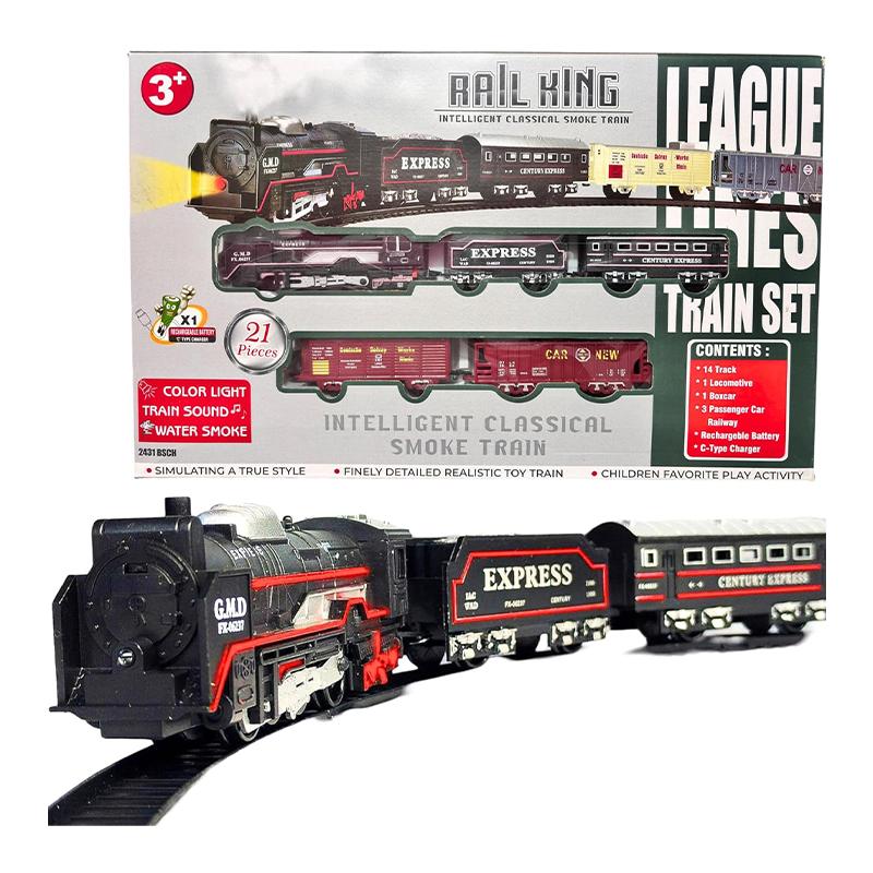Rail King Smoke Train 21 Pcs