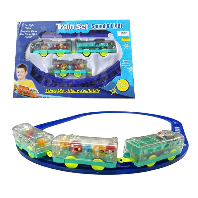 Train Set With Sound & Light (Deep Blue-Green)