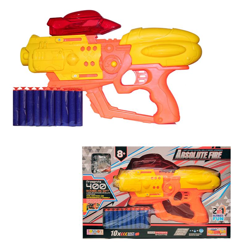 Absolute Fire 2 in 1 Bullets Gun Toy