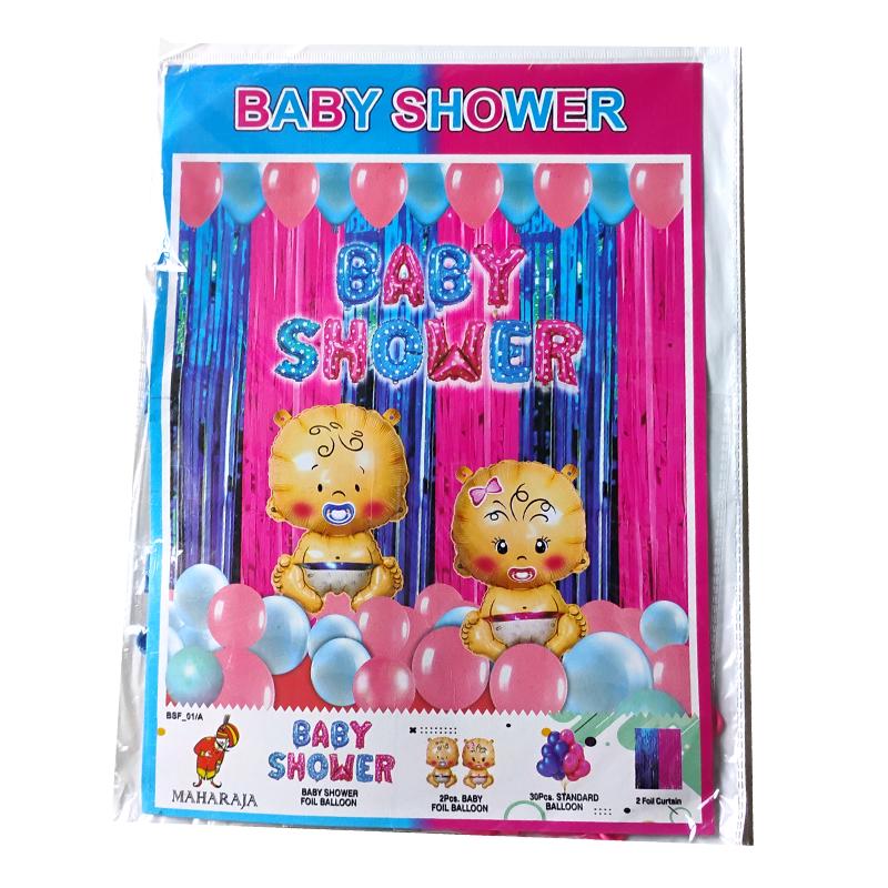Baby shower kit with baby Foil balloons