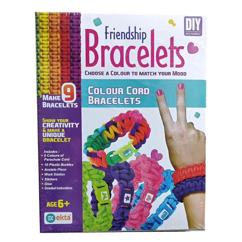 Ekta Friendship Bracelets Crafting Set for Kids | Art & Craft Kit for Kids | DIY Creative Activity Set | Art & Craft
