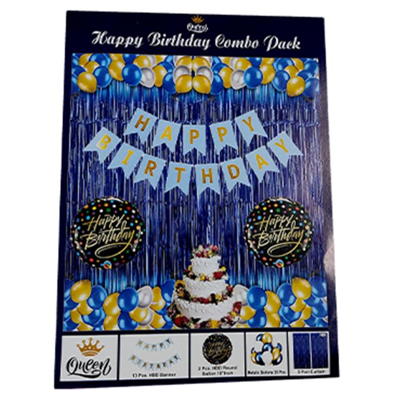 Small size Happy birthday combo pack (Blue)