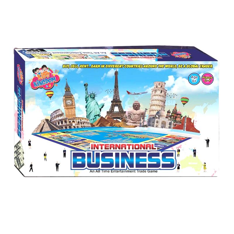 Kids Kingdom International Business Trading game Board Games | Board Game for Kids & Family | Strategy Fun Indoor Game | Board Games