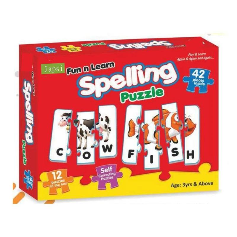 Applefun Fun n Learn Spelling Puzzle Game | Puzzle for Kids | Brain Development Jigsaw Puzzle | Puzzles