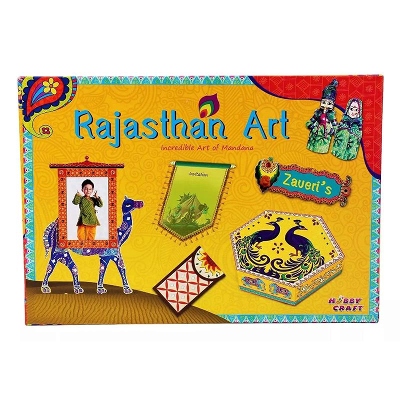 Little star DIY Rajasthan Art & Craft Learning Activity Kit | Art & Craft Kit for Kids | DIY Creative Activity Set | Art & Craft