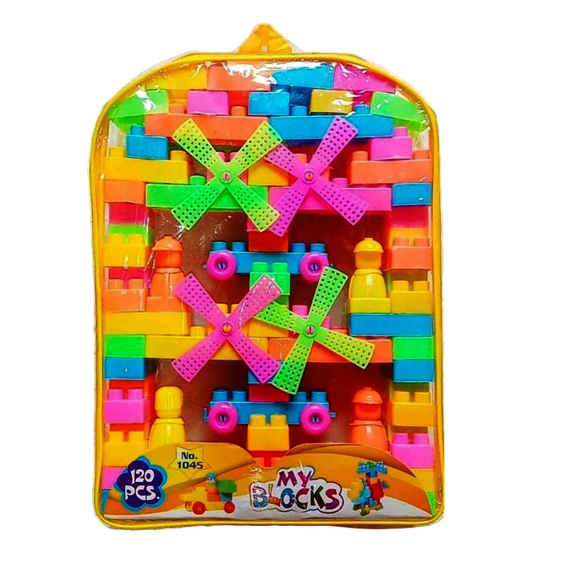 SK toys My Blocks 120 pcs building Game | Building Blocks Toy for Kids | Construction Set Learning Toy | Building Blocks
