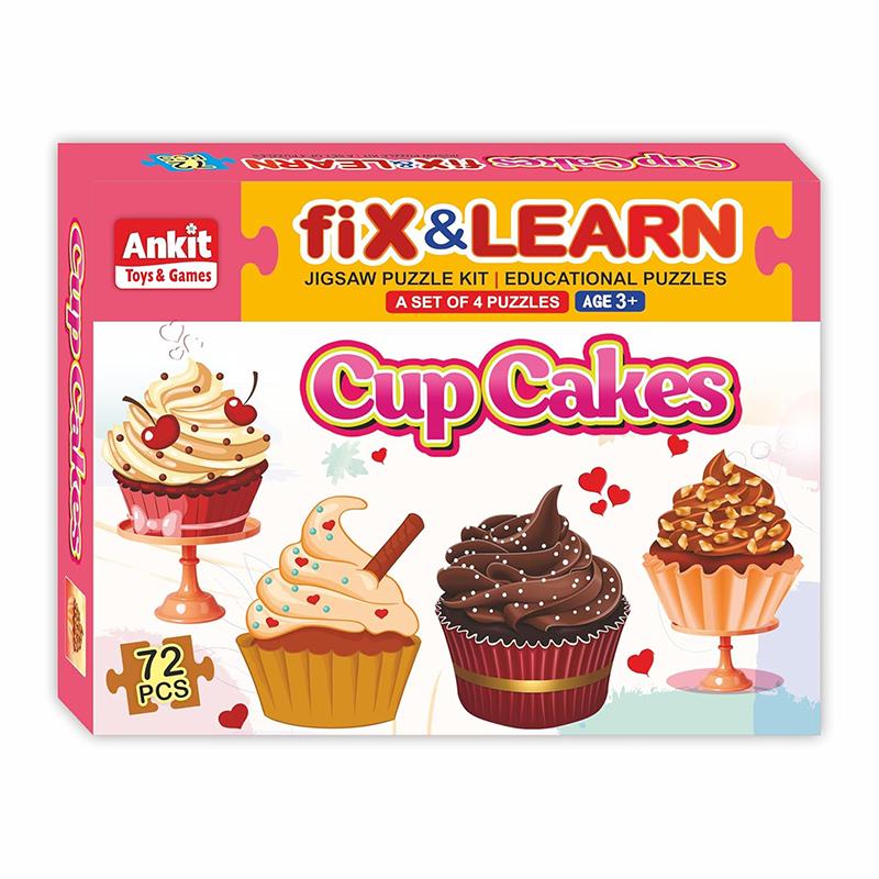 Alyna Fix & Learn Cup Cake Puzzle | Puzzle for Kids | Brain Development Jigsaw Puzzle | Puzzles