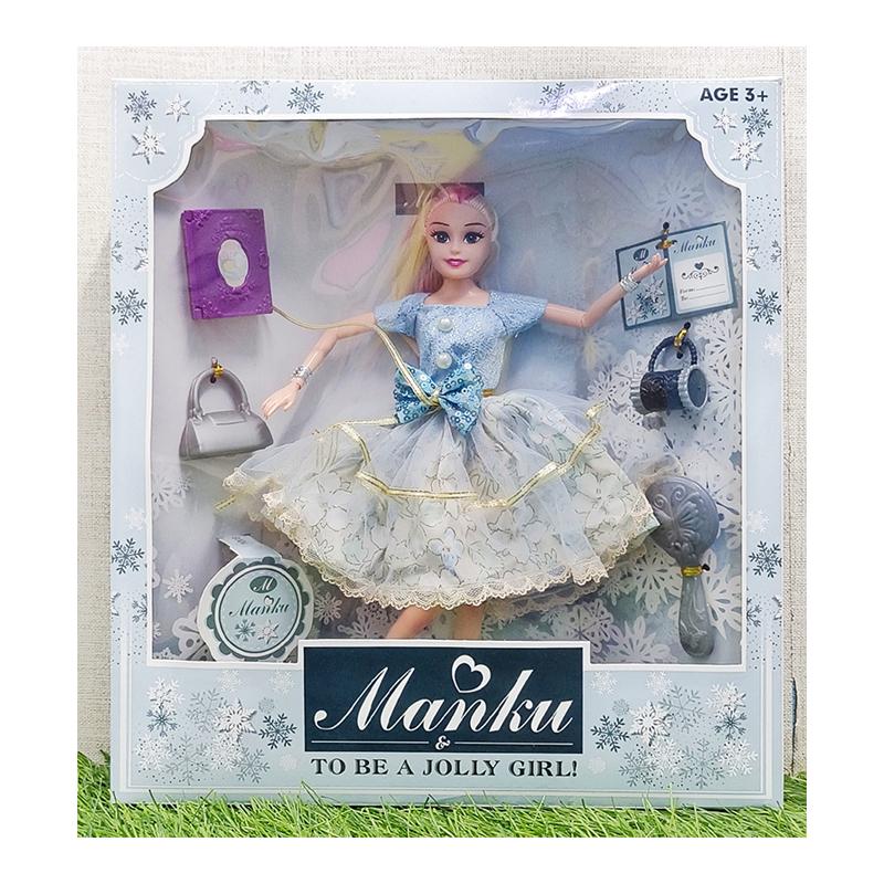 Manku White Barbie Doll