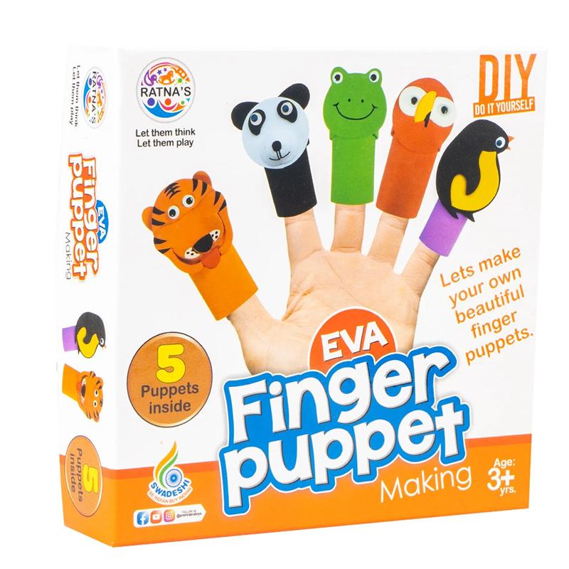 Finger puppets Finger Puppet Making Kit for Kids | Plastic | Infant & Toddlers Toy | Finger puppets