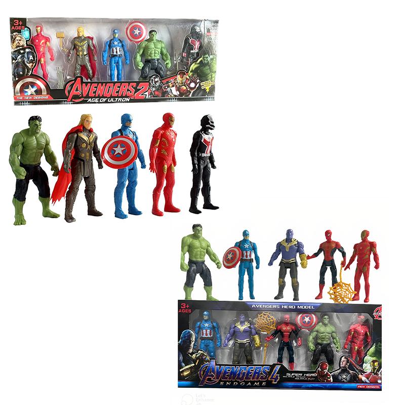 Combo Avenger 4 Action Figures Set of 5 Avenger 2 Action Figures Set of 5 set of 2