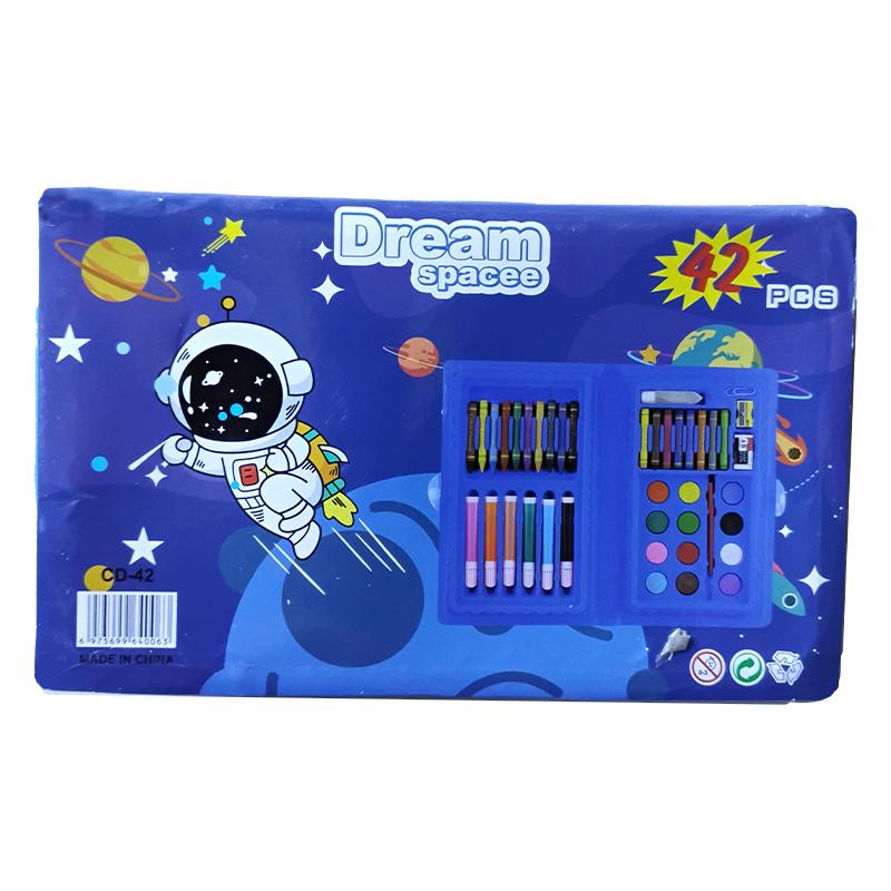 42 pcs Dream Space Colour Kit | School Supply for Students | Stationery Set for Kids & Students | School Supplies