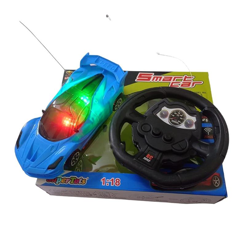 Smart Car Remote Control Toy for Kids (Blue)