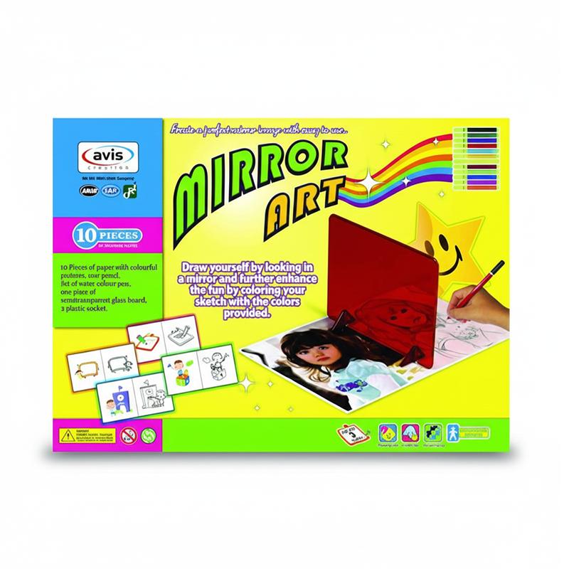 Avis Toys AVIS Mirror Art | Art & Craft Kit for Kids | DIY Creative Activity Set | Art & Craft