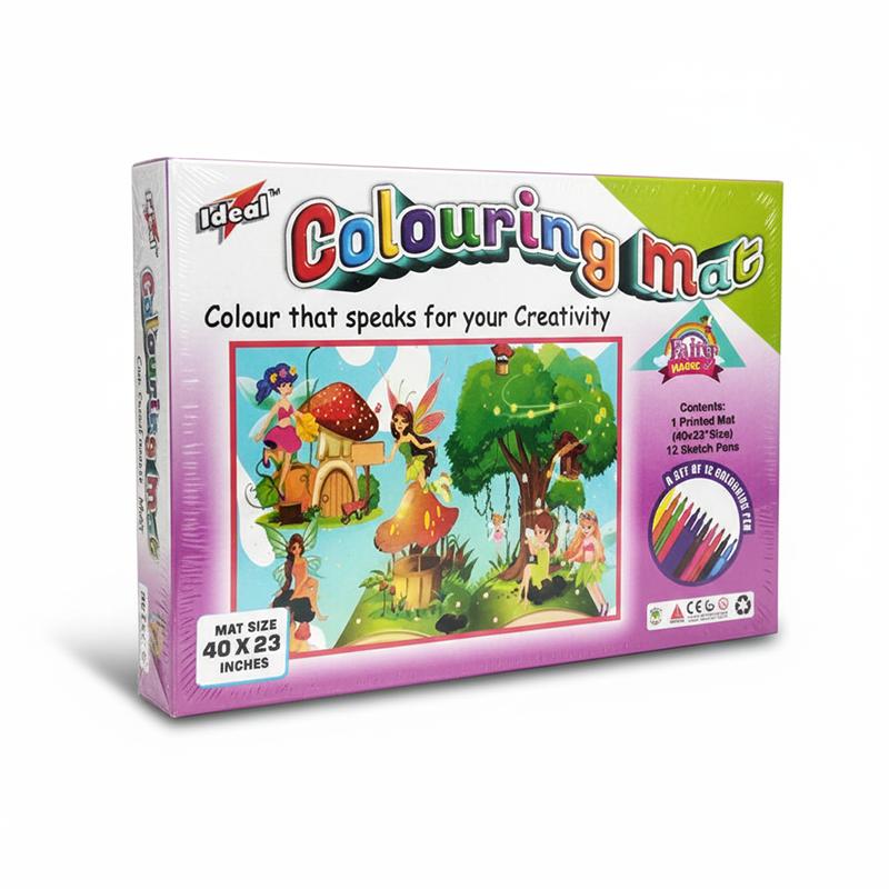 Ideal Colour Mat | Art & Craft Kit for Kids | DIY Creative Activity Set | Art & Craft