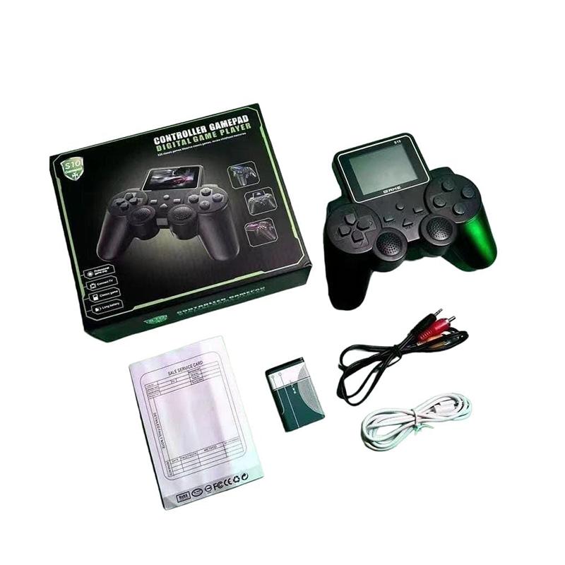 S10 Game Console Box: Wireless Gamepad & 520 Games Black Edition (Code in the Box - for PSP) | PC Game for Kids | Computer Puzzle Game for Children | PC Games