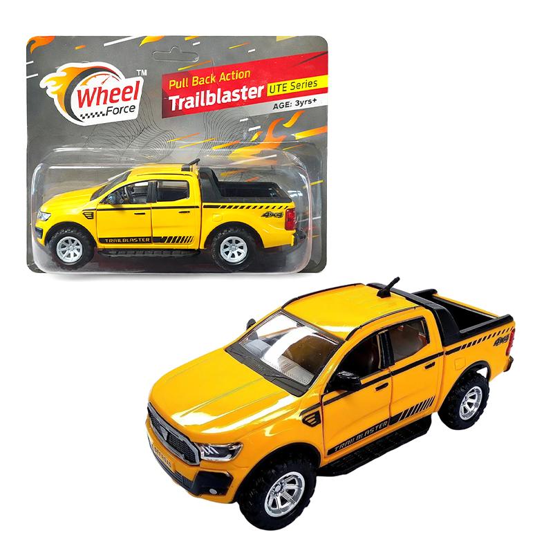 Wheel Force Pull back Action Trailblaster (Yellow)