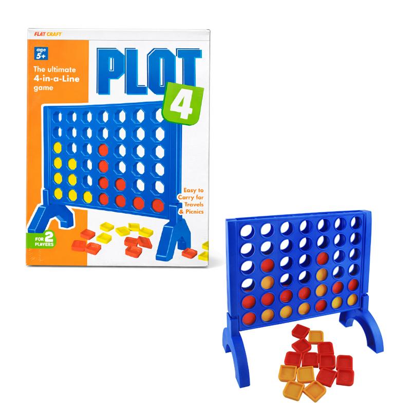 Play Craft Plot 4 (Play Craft) | Board Game for Kids & Family | Strategy Fun Indoor Game | Board Games