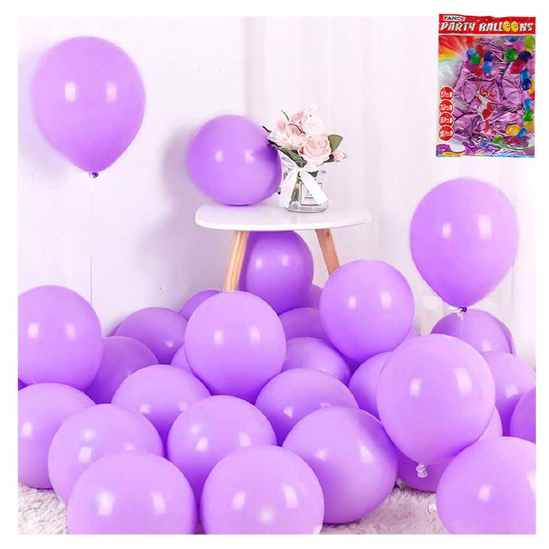 Fancy Lavender Color Balloon Pack of 48 (Violet) | Party Balloon Set | Birthday Decoration Balloon Pack | Party Balloons
