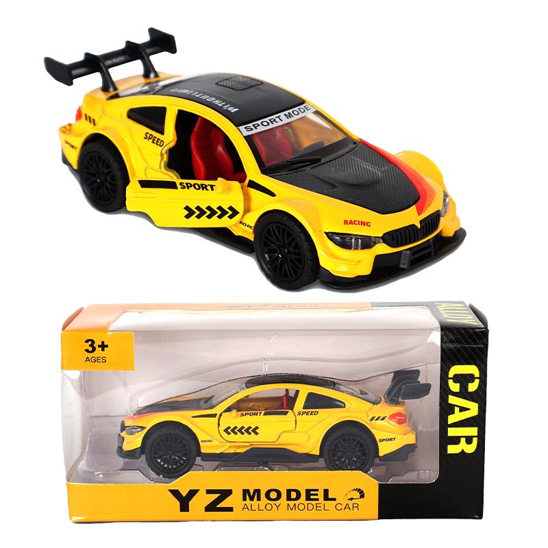 YZ Model Alloy BMW Sports Car Die Cast Metal Toy Car with Pull Back Action