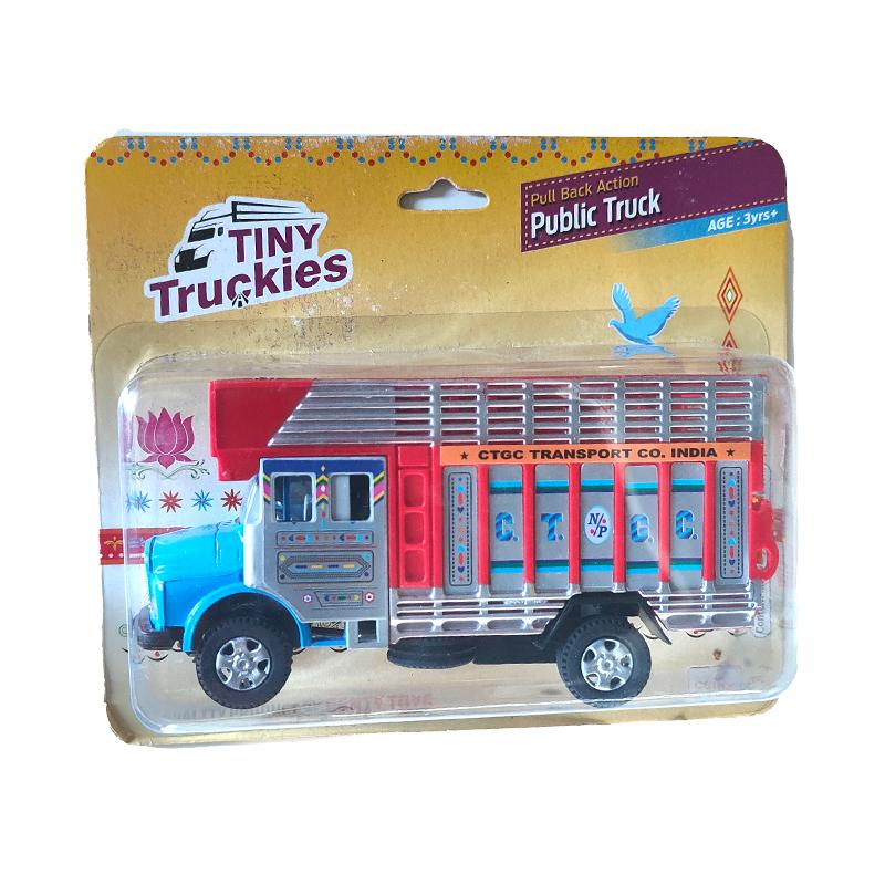 Pull Back Action Indian Public Truck