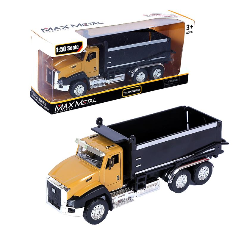 Max Metal Die Cast 1:50 Scale Pull Back Metal Alloy Truck Toy for Kids