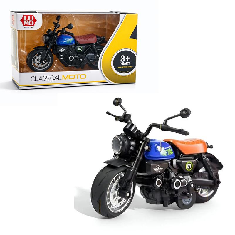 Classic Moto Bike Blue (Lumo)