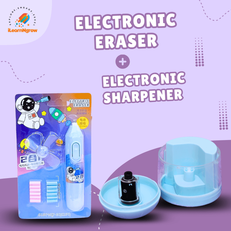 Electronic Eraser + Electronic Sharpner