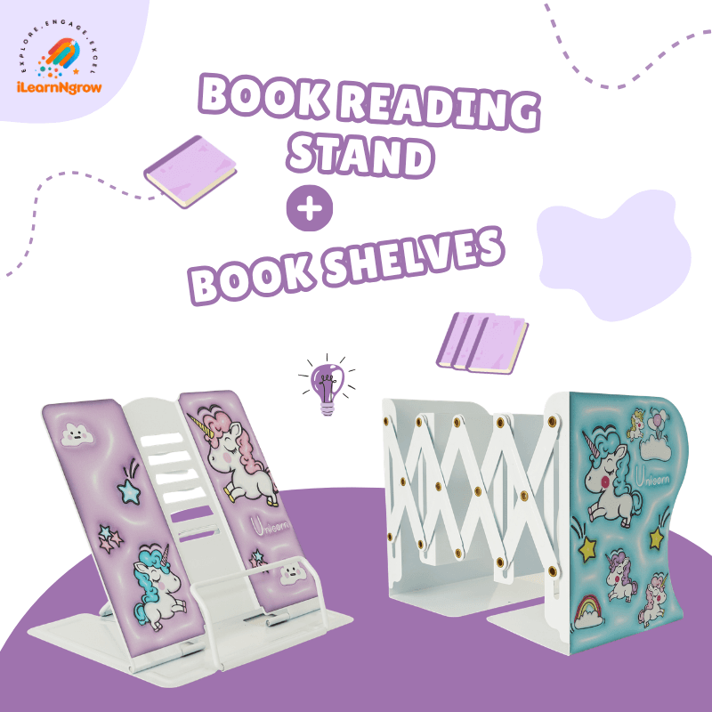 Book Shelves + Book Reading Stand