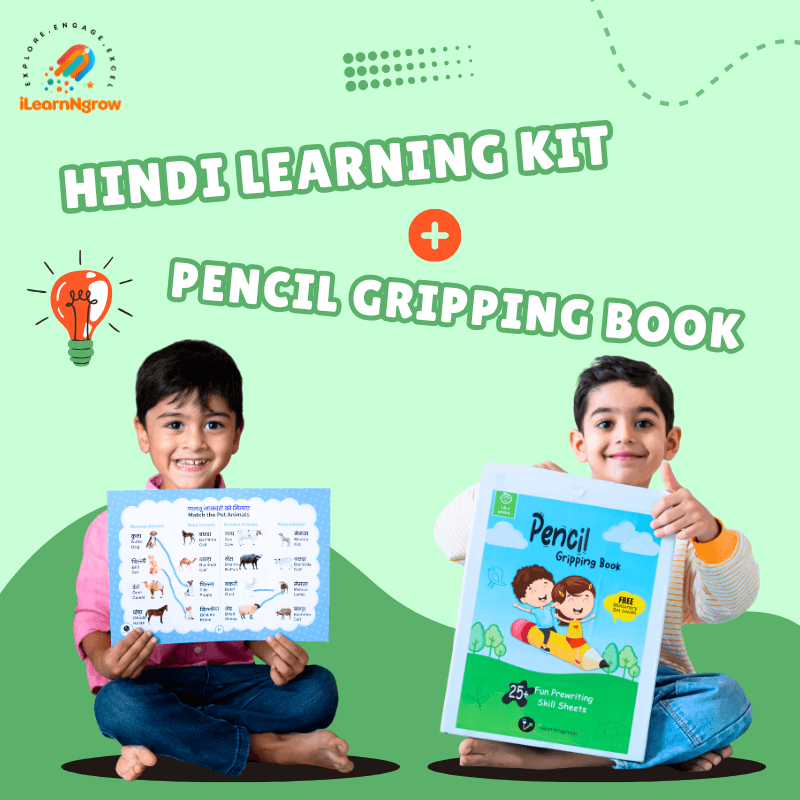 Hindi Learning Kit + Pencil Gripping Book
ILGHK + ILGPCW