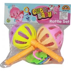 Cute Baby Rattle set