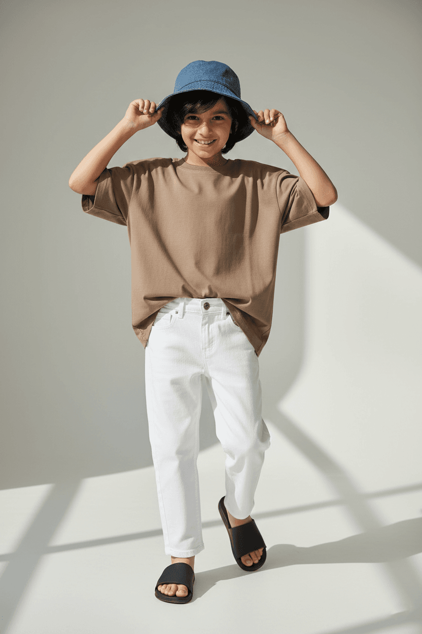 TALES & STORIES Boys Mid-Rise Stretchable Jeans