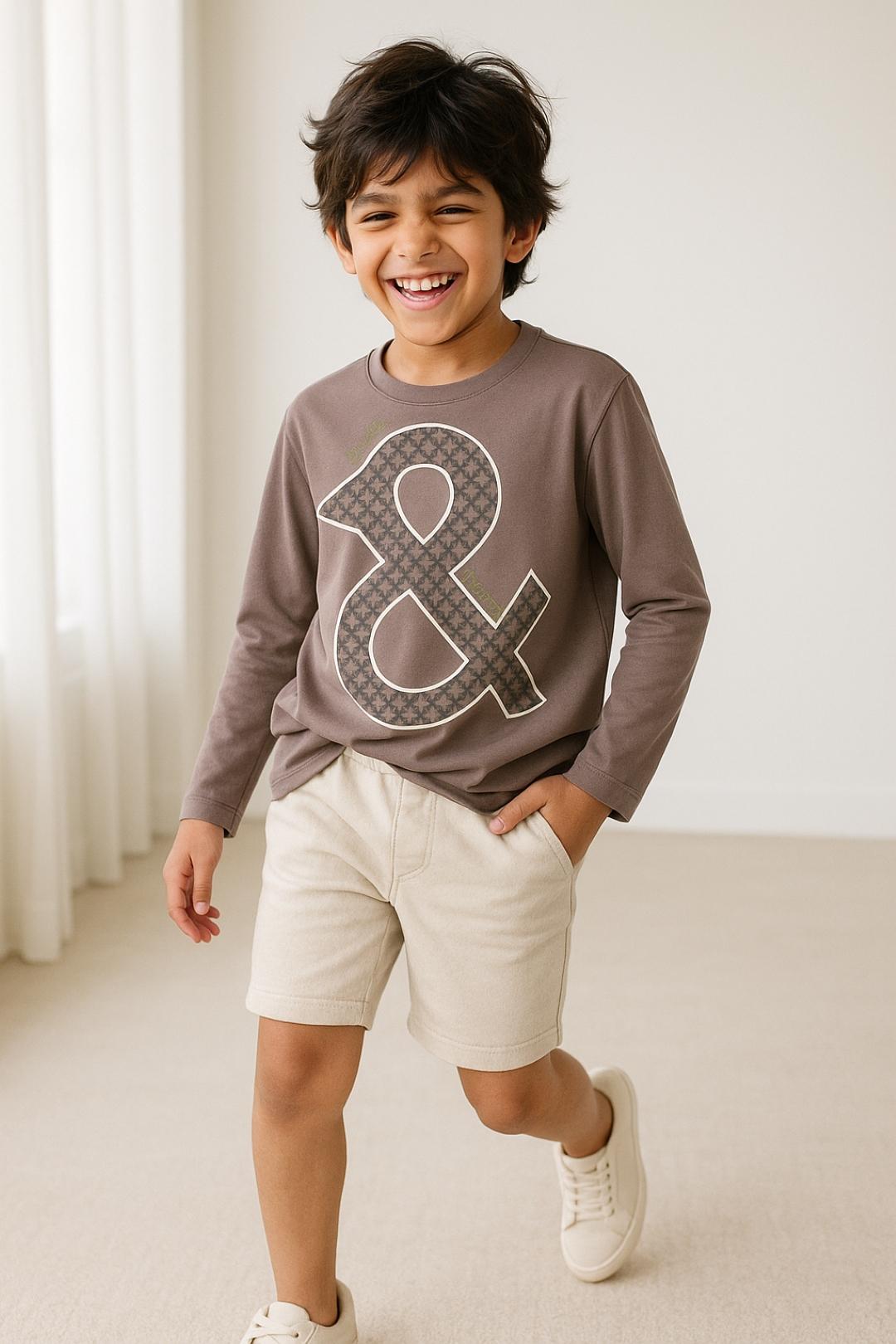 TALES & STORIES Boys Printed Cotton T-Shirt
