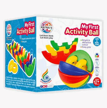 Ratnas My first activity ball for kids | Building Blocks Toy for Kids | Construction Set Learning Toy | Building Blocks