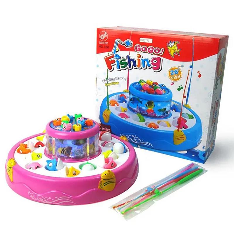 Role Play Toys Fish Catching for Kids | Plastic | Sky Blue Color | Indoor Games Toy | Role Play Toys