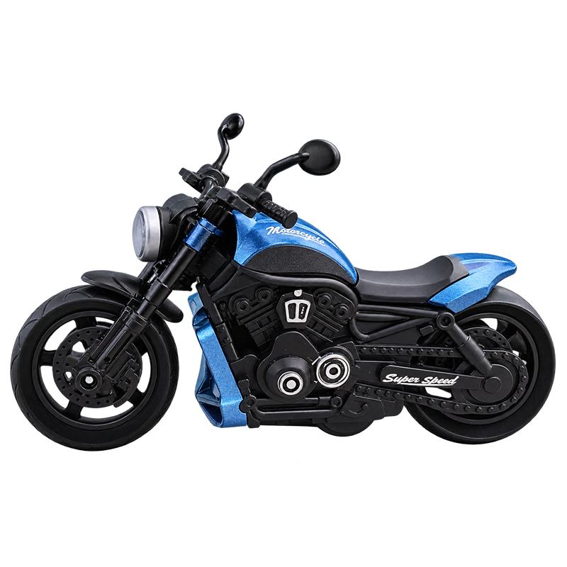 SHAKTISM Motorcycle Model for Boys 1:12, Toy Motorcycle - Pull Back Motor Toy, Pull Back Motorcycle Toys Gift for Boy Girl