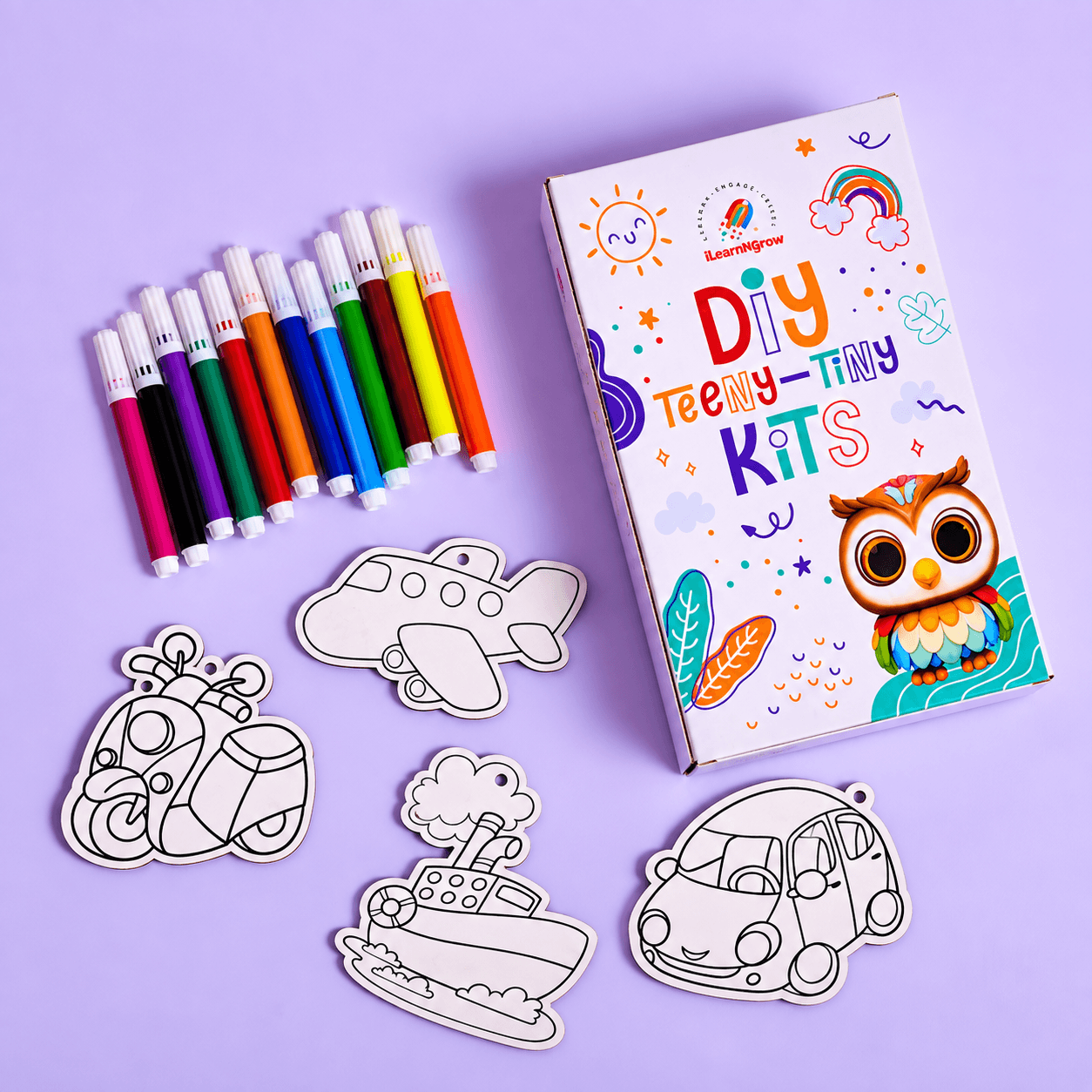 Ilearnngrow Teeny Tiny DIY Fridge Magnet Transport